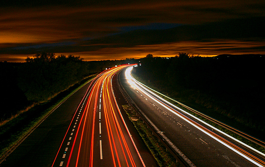 nacht autobahn