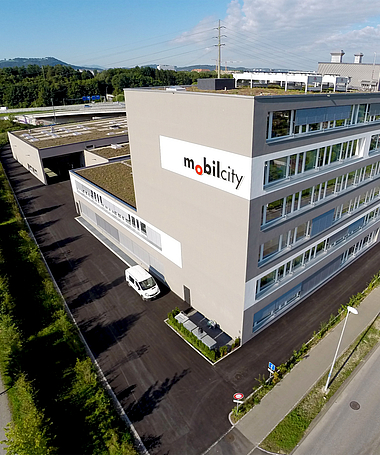 ASTAG Kompetenzzentrum Bern Mobilcity Luftaufnahme